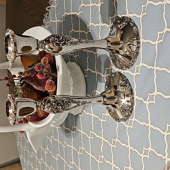 Godinger Candles  Holder Set (2) - Picture 4 of 12